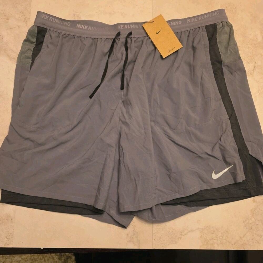 Nike Dri-Fit Hybrid 2-In-1 Men's 5" 3XL Running Shorts DM4757 084 $65